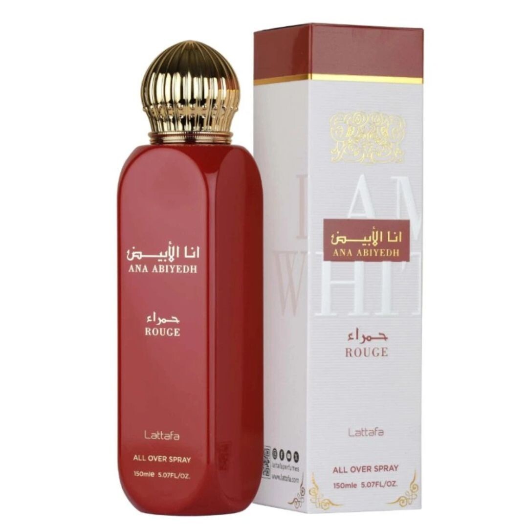 ALL OVER SPRAY: Lattafa ANA ABIYEDH ROUGE - sprej na 