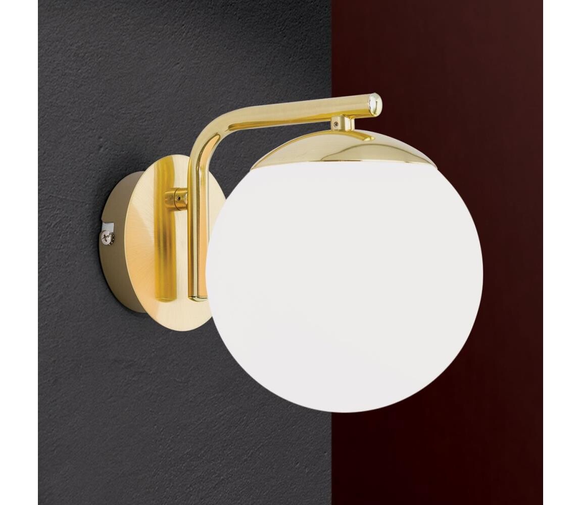 Orion - Nástěnná lampa MADIS 1xE14/40W/230V zlatá WA 2-1357/1 MS-matt