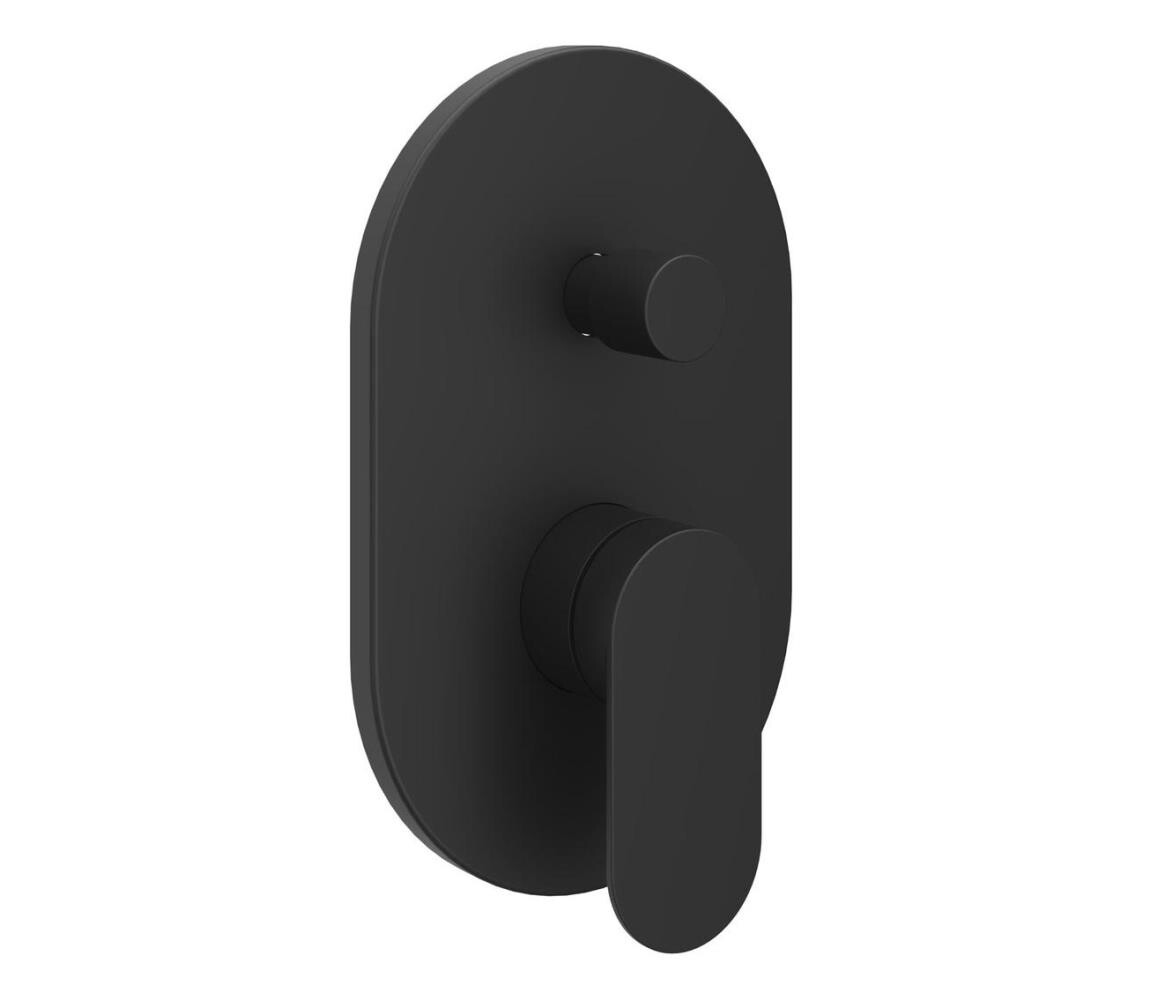 Ravak X070466 - Sprchová baterie pro podomítkovou instalaci CHROME černá X070466