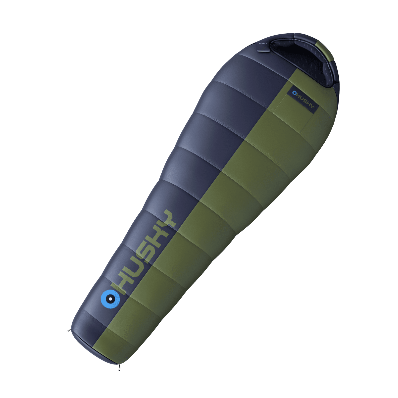 Husky Thermopro zimní spacák Fenela -15°C blue/khaki Velikost: OneSize