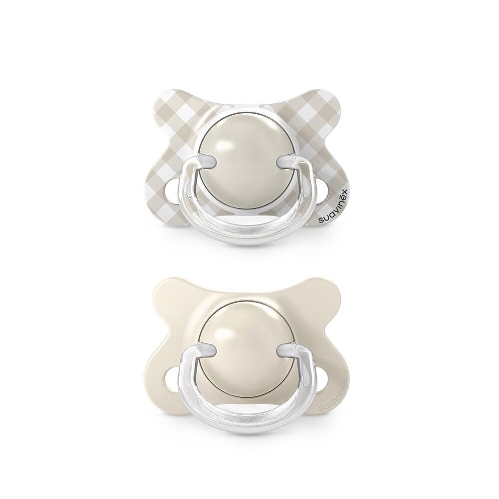 SUAVINEX Dudlík SX PRO fyziologický WILD & FREE -2/2 m - krémový