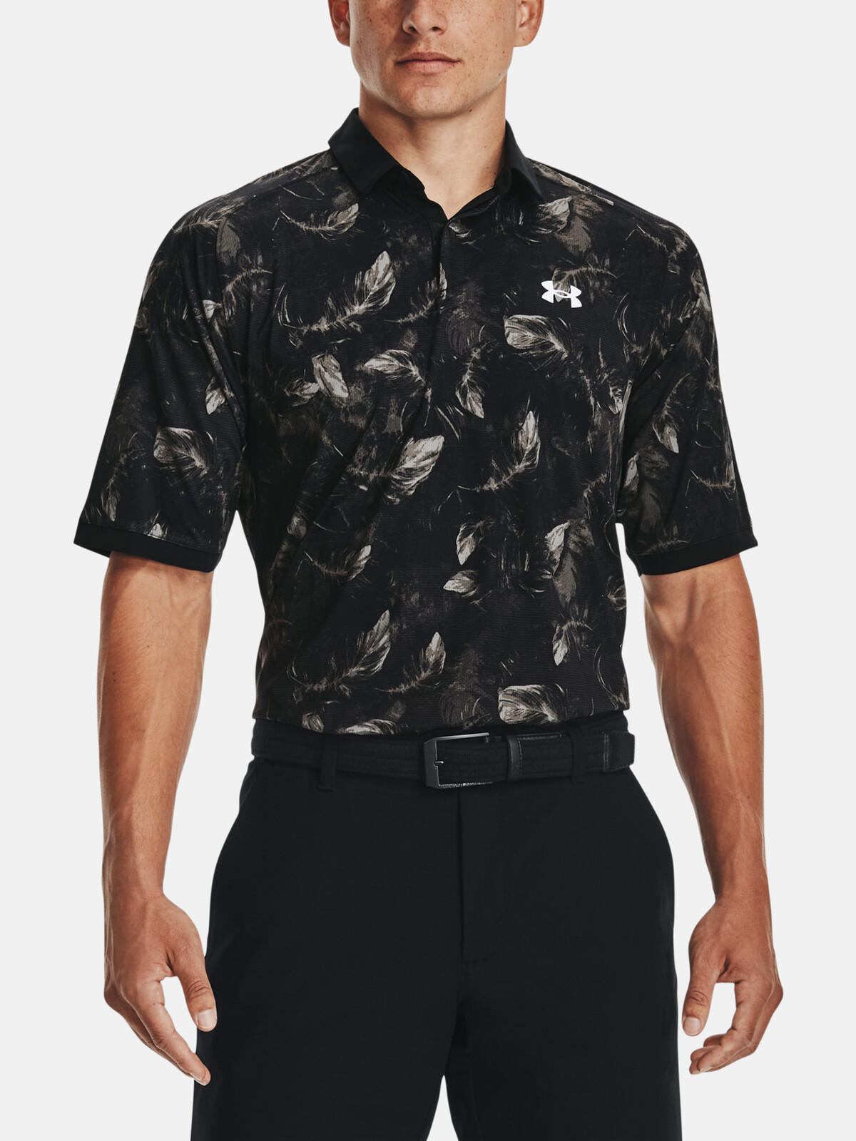 Under Armour Tričko UA Iso-Chill BOF Polo-BLK - Pánské