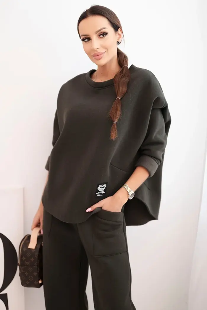 Dámská tepláková souprava Kesi khaki