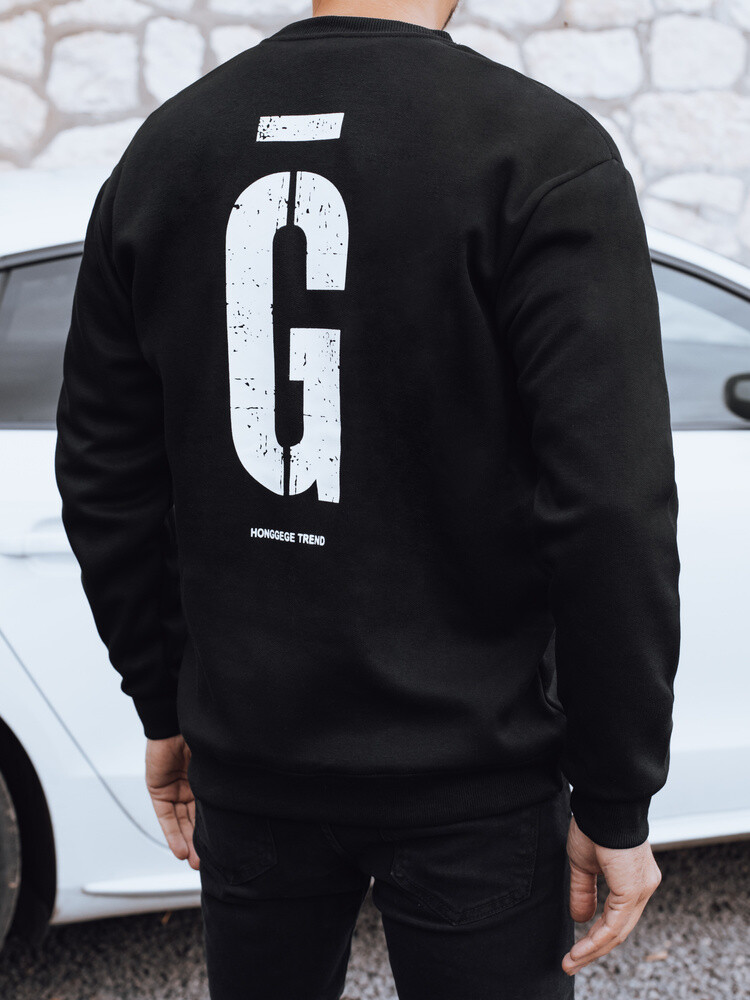 Černá mikina s potiskem G