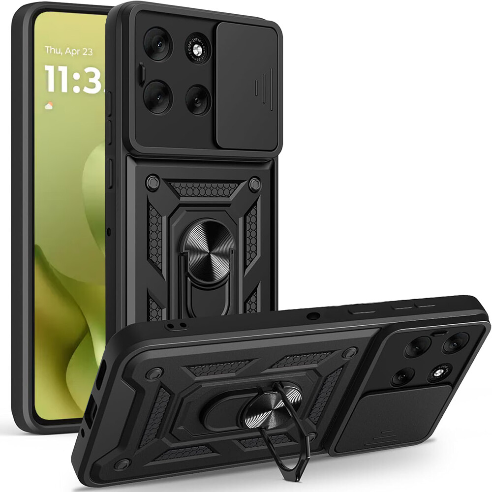 Techsuit CamShield Series pouzdro pro Motorola Moto G86 černé