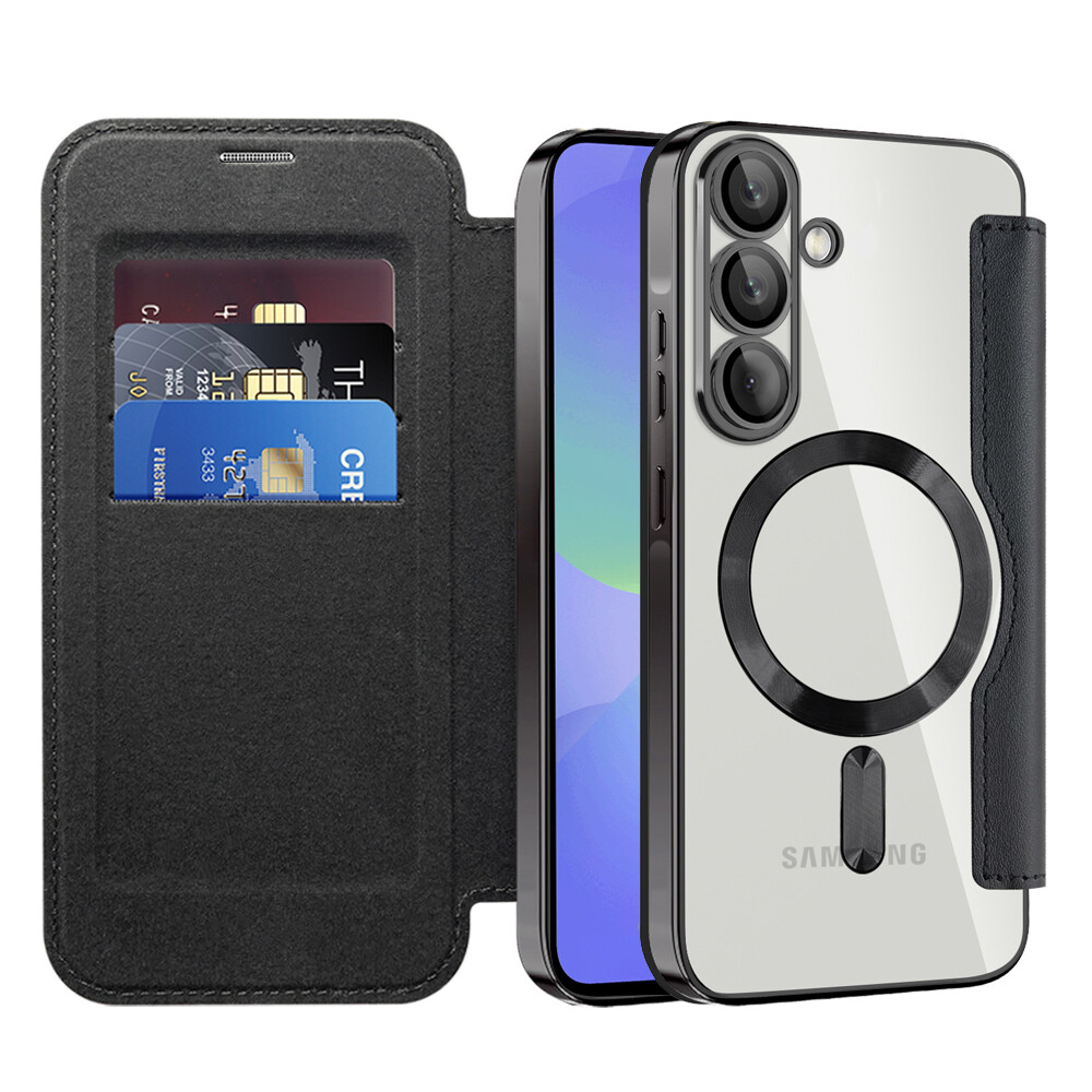 Pouzdro na knihu Techsuit SmartMag pro Samsung Galaxy A36 5G černé
