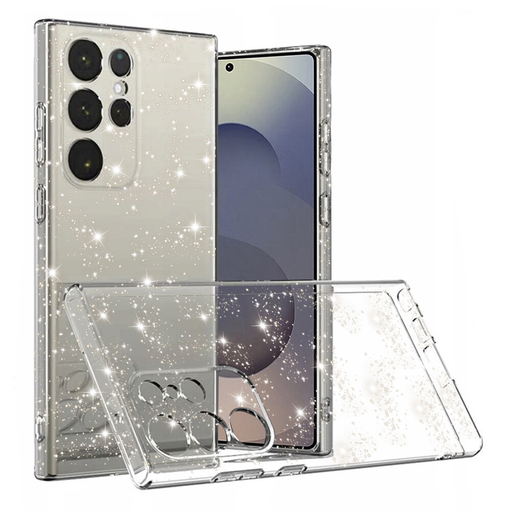 Techsuit SparkleSkin Series Samsung Galaxy S25 Ultra průhledný obal