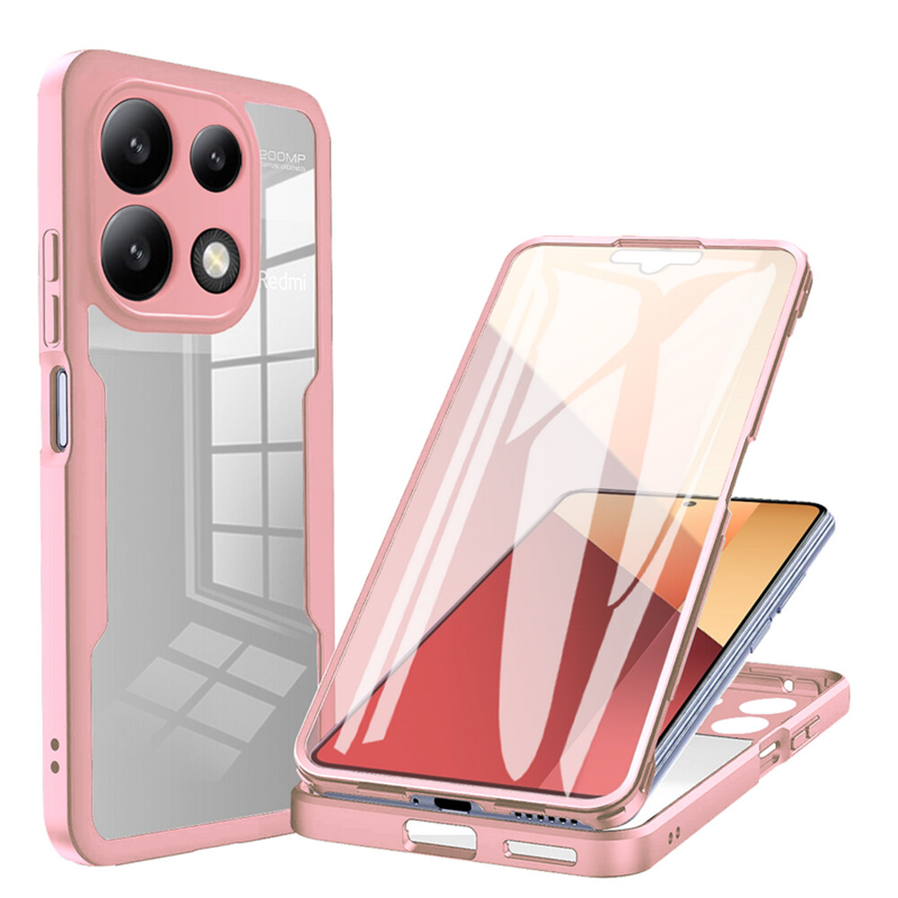 Techsuit ColorVerse 360 Series Screen Protector Xiaomi Redmi Note 13 Pro Poco M6 Pro Pink
