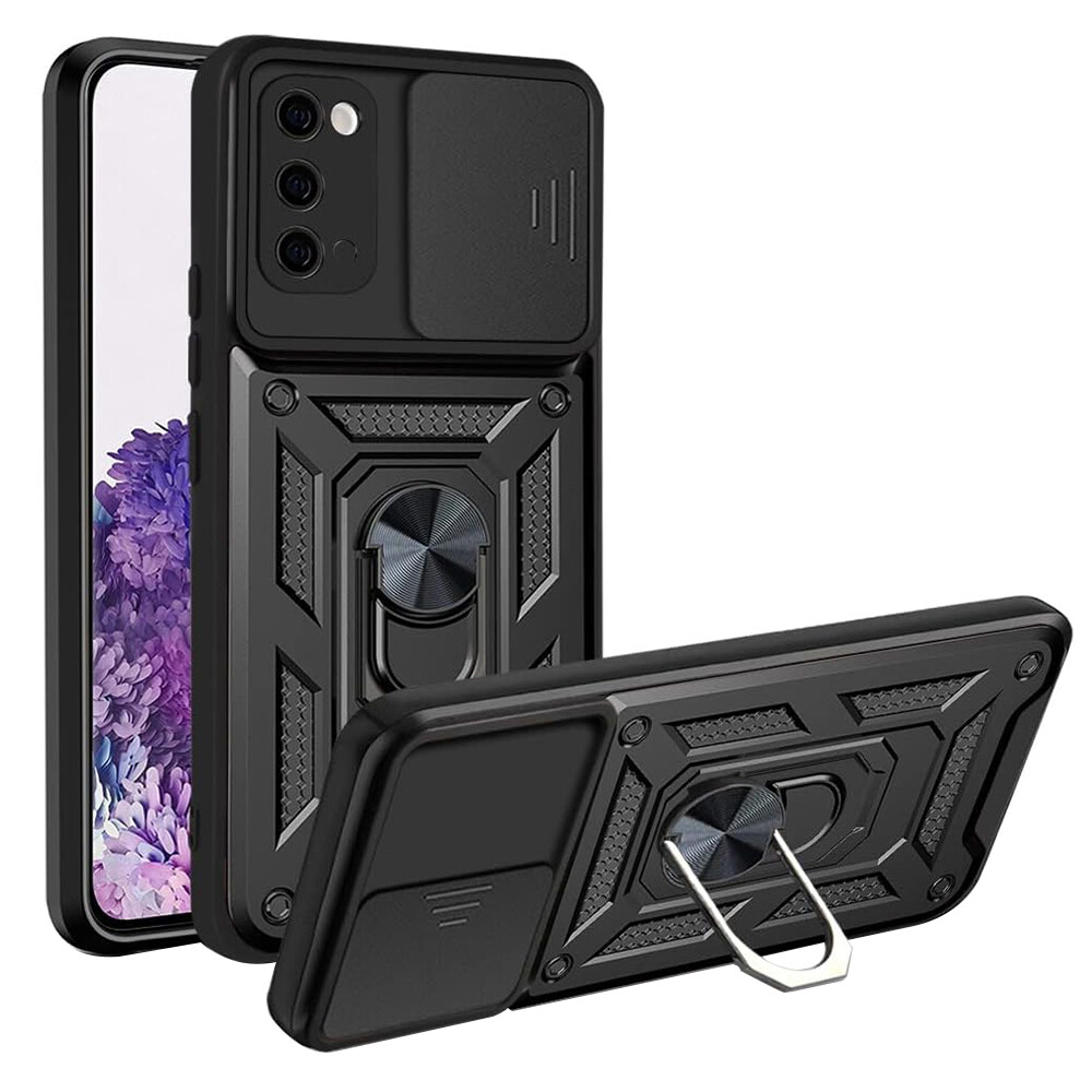 Techsuit CamShield řada Samsung Galaxy S20 4G S20 5G černá