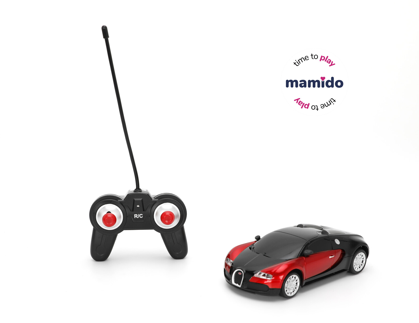Mamido Mamido Auto na dálkové ovládání Bugatti Veyron 16.4 Grand Sport RC 1:24 červené
