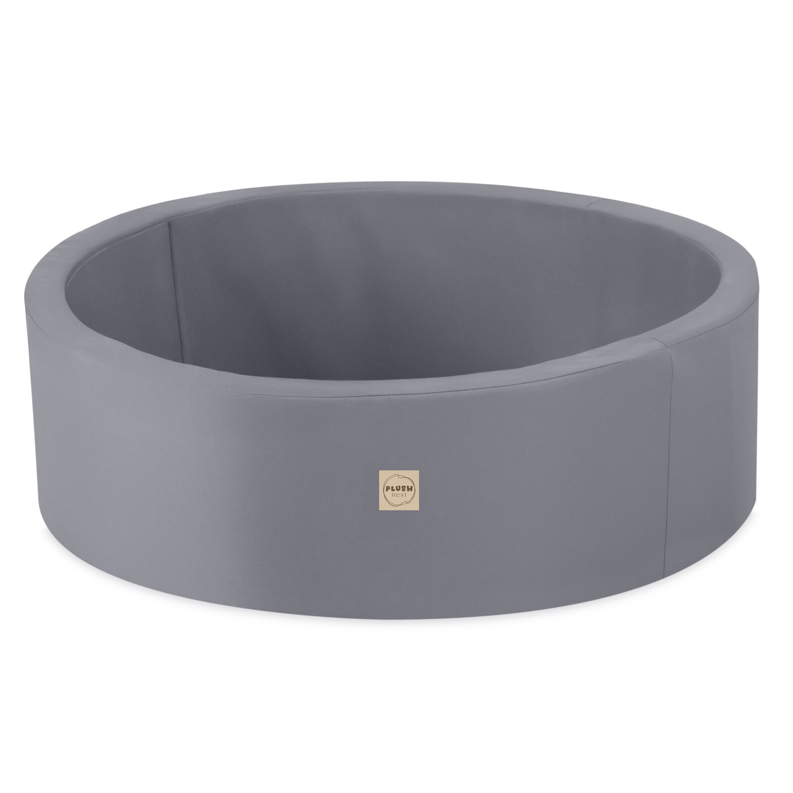 PLUSH NEST PLUSH NEST Venkovní suchý bazén kulatý voděodolný šedý Ø 90 × 30 cm