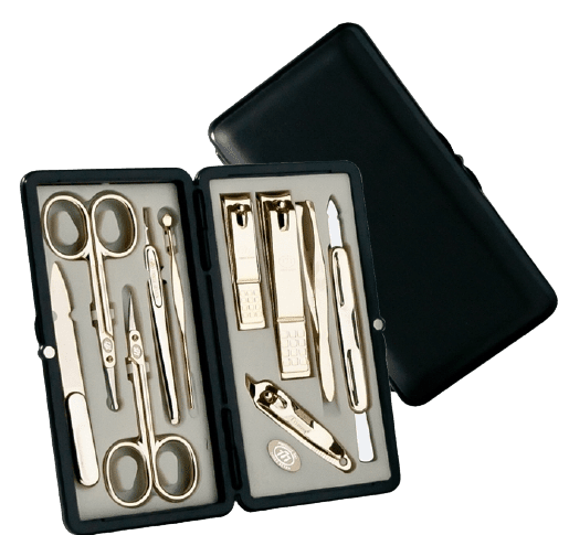 THREE SEVEN CORPORATION Manikurní set penál - 10 nástrojů 10 ks