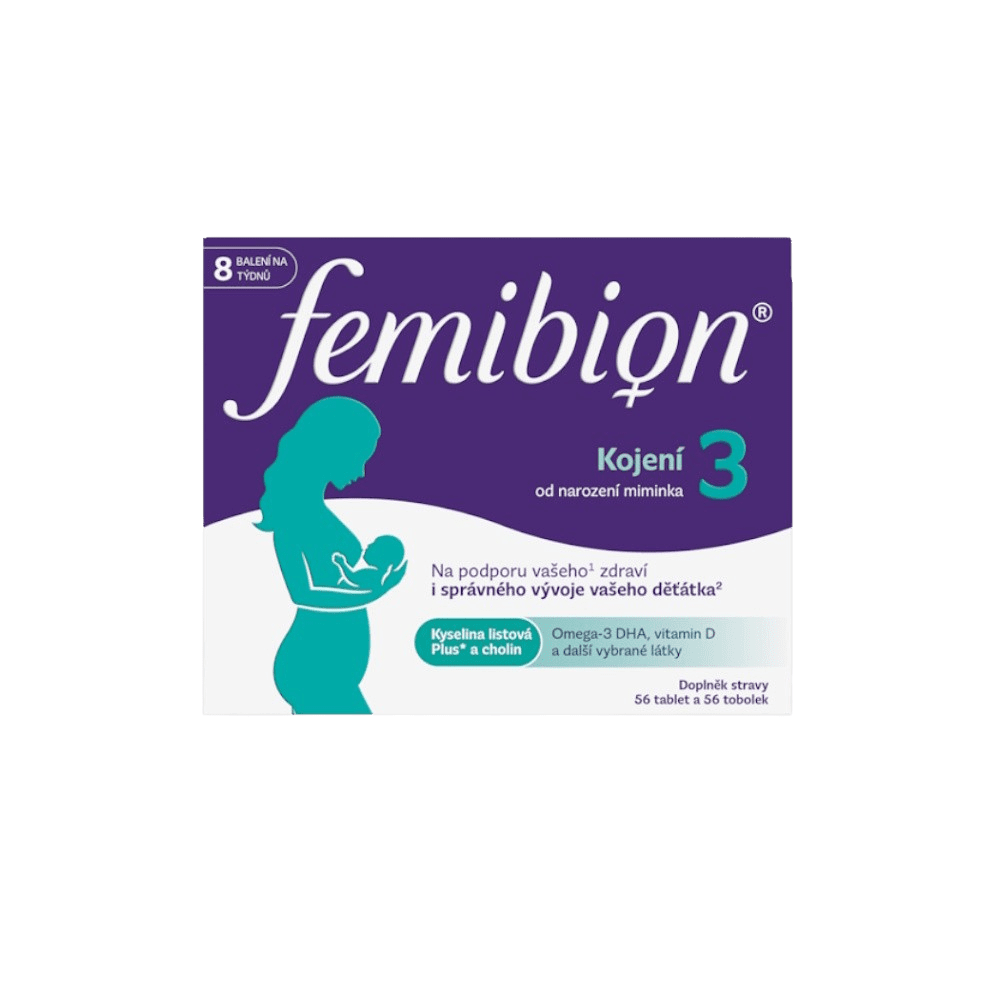 FEMIBION 3 Kojení 56 tablet + 56 tobolek