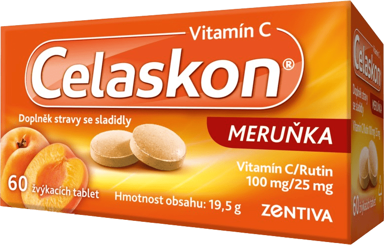 CELASKON Meruňka 100mg, 60 tablet