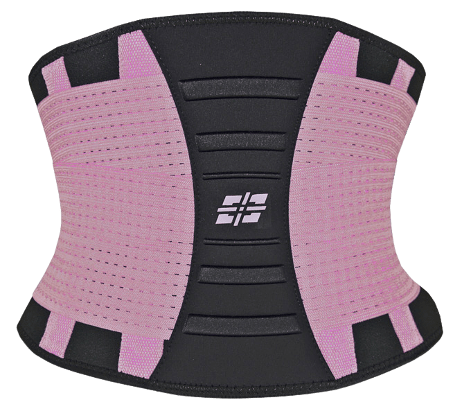 POWER SYSTEM Tvarující a zeštíhlovací pás WAIST SHAPER růžový vel.S/M