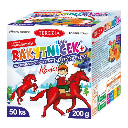 TEREZIA Rakytníček želatinky koníci se zimolezem 50 ks