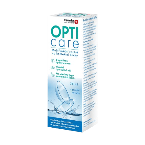 CEMIO OPTIcare, multifunkční roztok na kontaktní čočky 380 ml