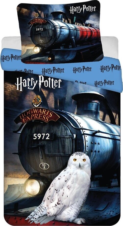 Bavlněné dětské povlečení na jednolůžko 140x200 cm Harry Potter 