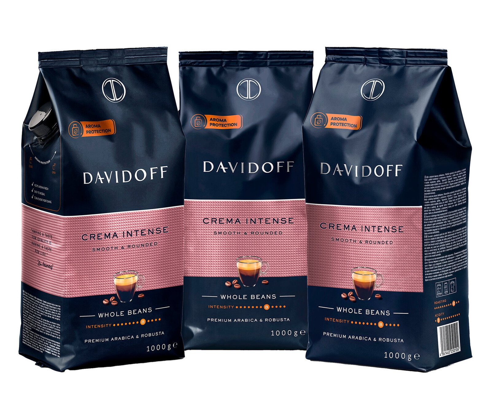 Tchibo - Davidoff Café Crema Intense WB - Intenzita: 8/12