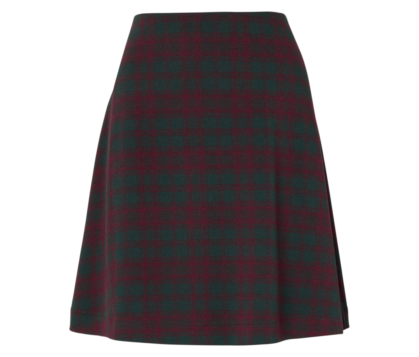 Tchibo - Kostkovaná žakárová sukně - pro ženy - vel. S 36/38 - barva: zelená/žakár