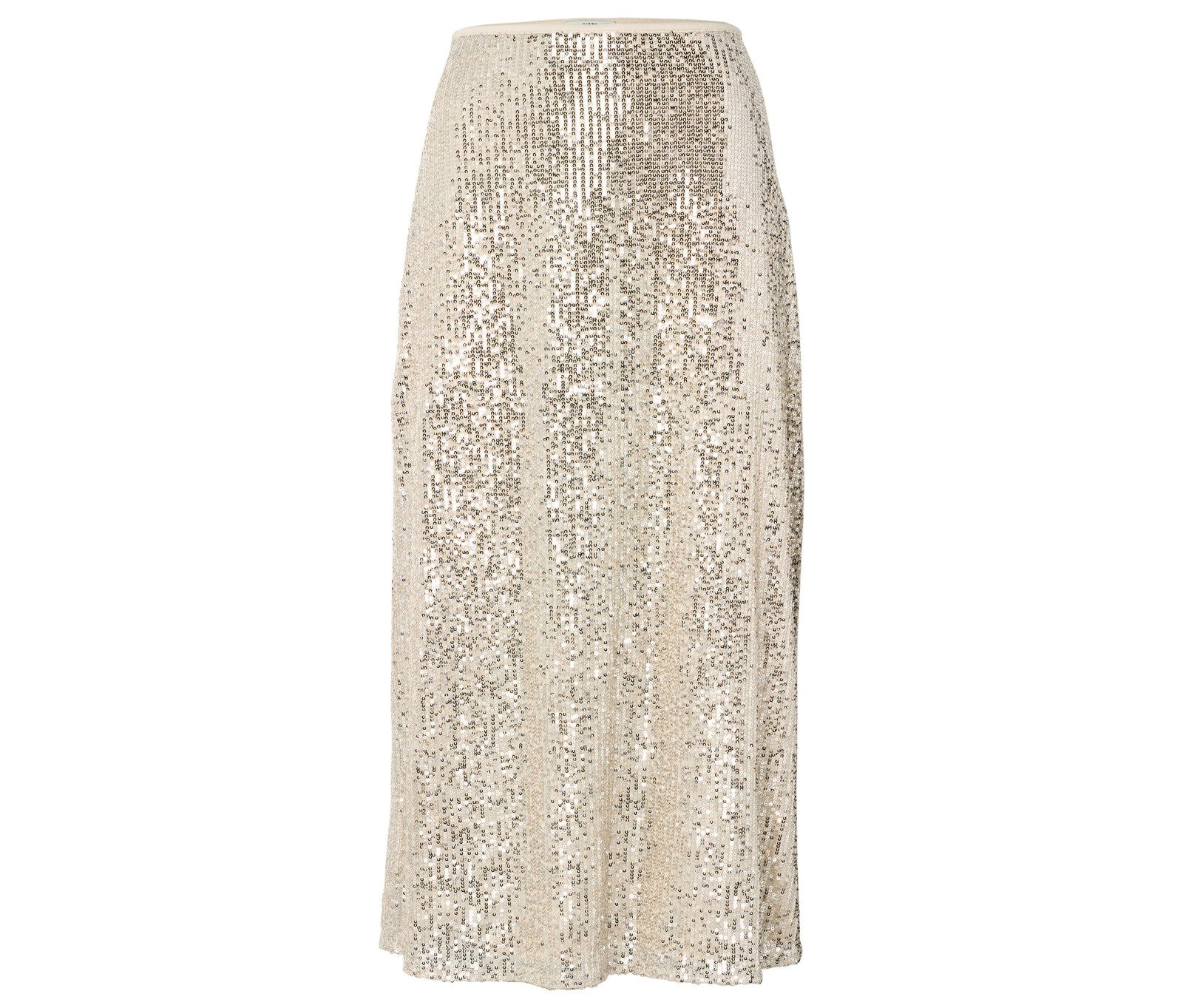 Tchibo - Sukně s flitry - pro ženy - vel. 36 - barva: bílá