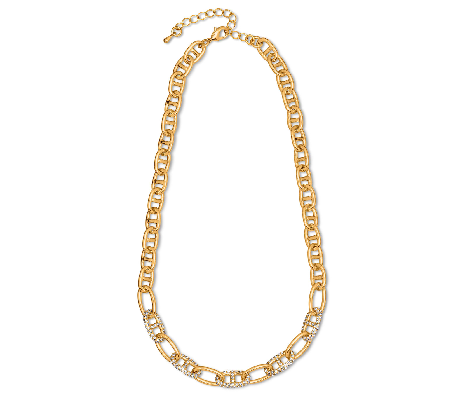 Tchibo - Náhrdelník »Kotva« - barva: bílá