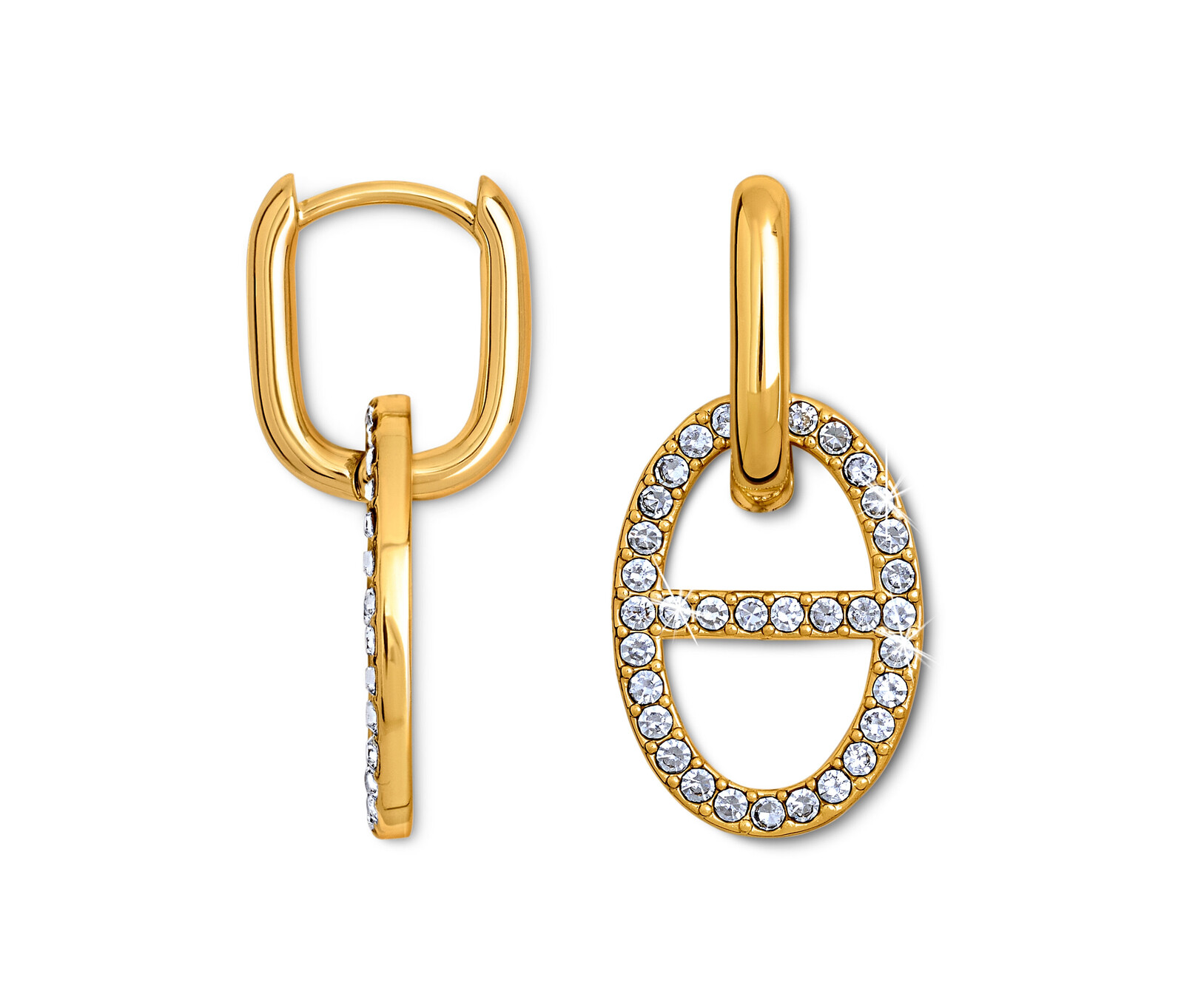 Tchibo - Náušnice »Kotva« - barva: zlatá