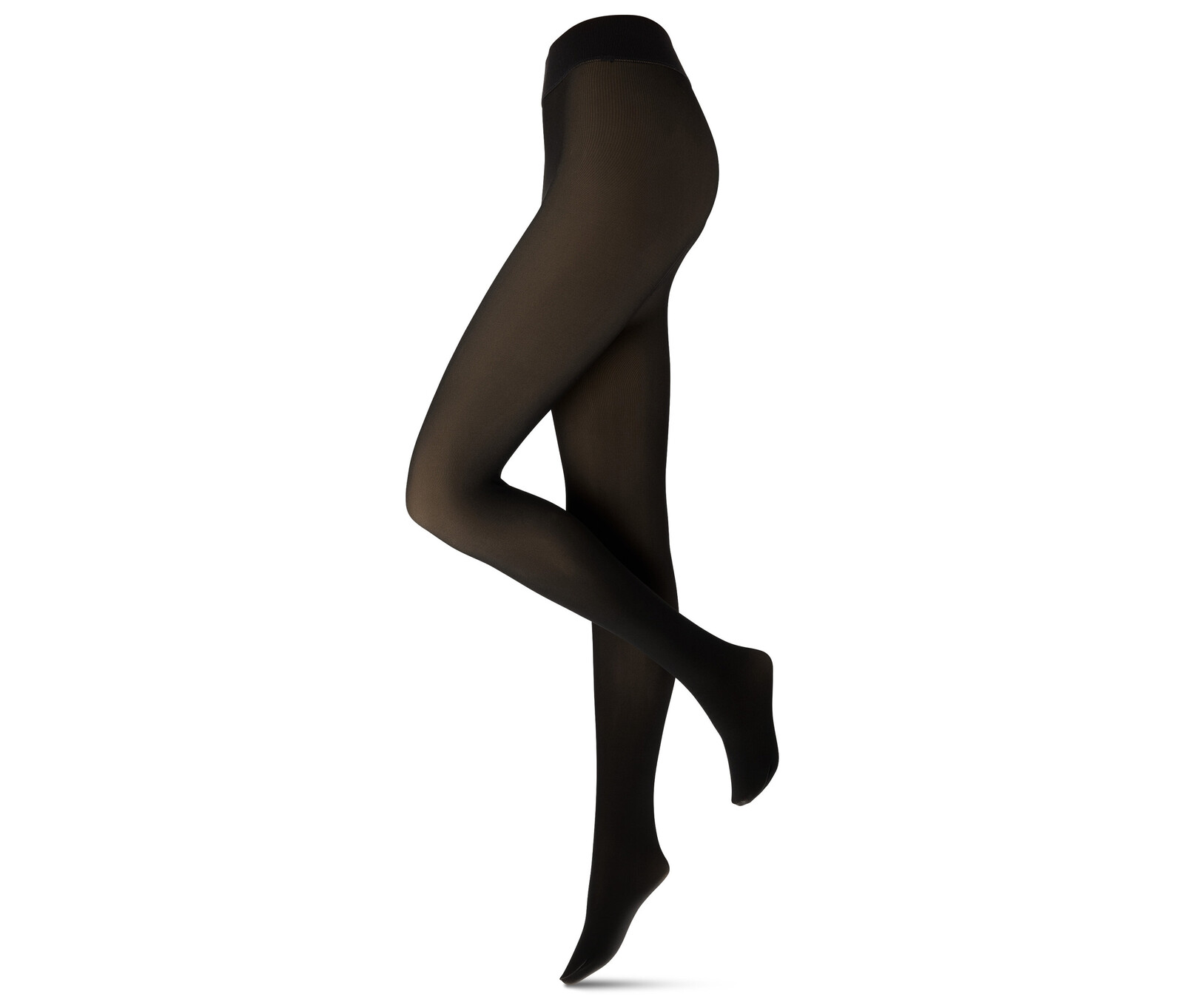 Tchibo - Punčocháče s podšívkou v transparentním vzhledu - pro ženy - vel. XXL 52/54 - barva: šedá