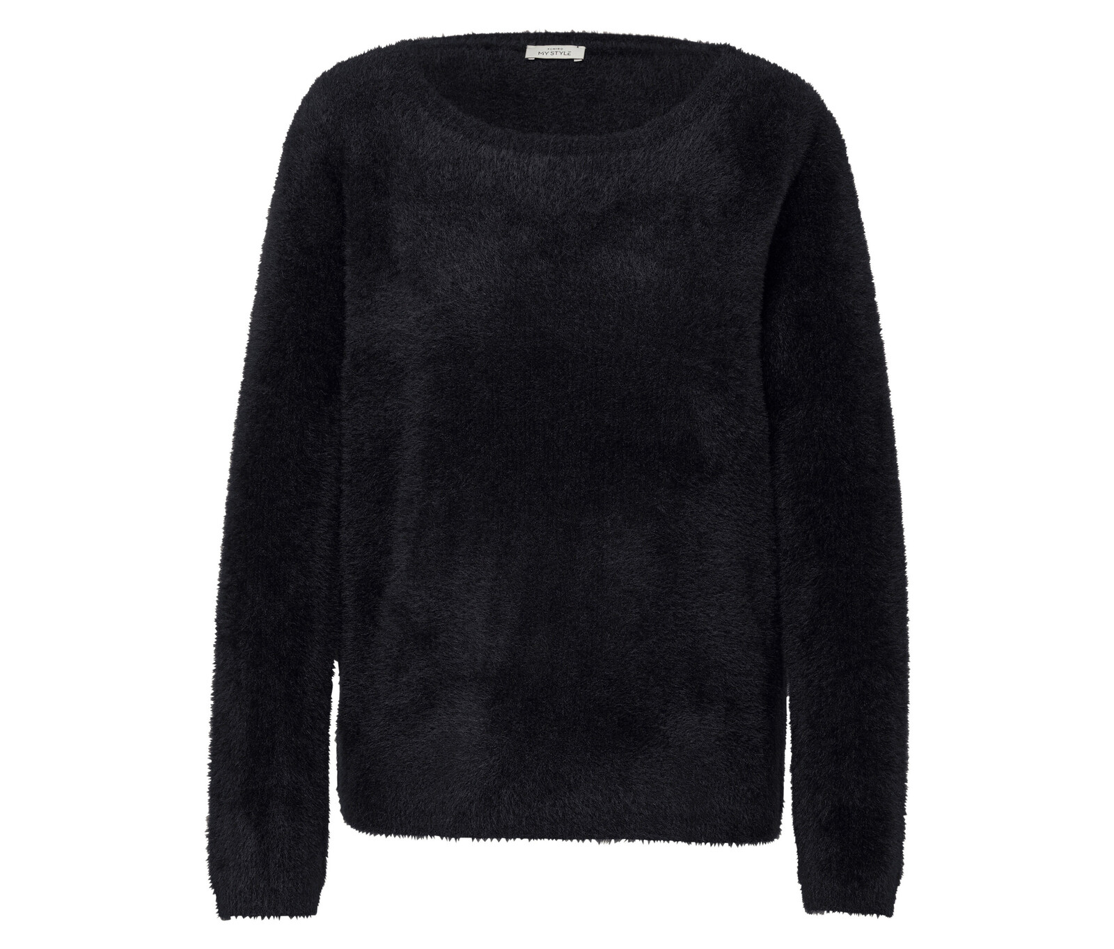 Tchibo - Chlupatý pletený svetr - pro ženy - vel. S 36/38 - barva: černá