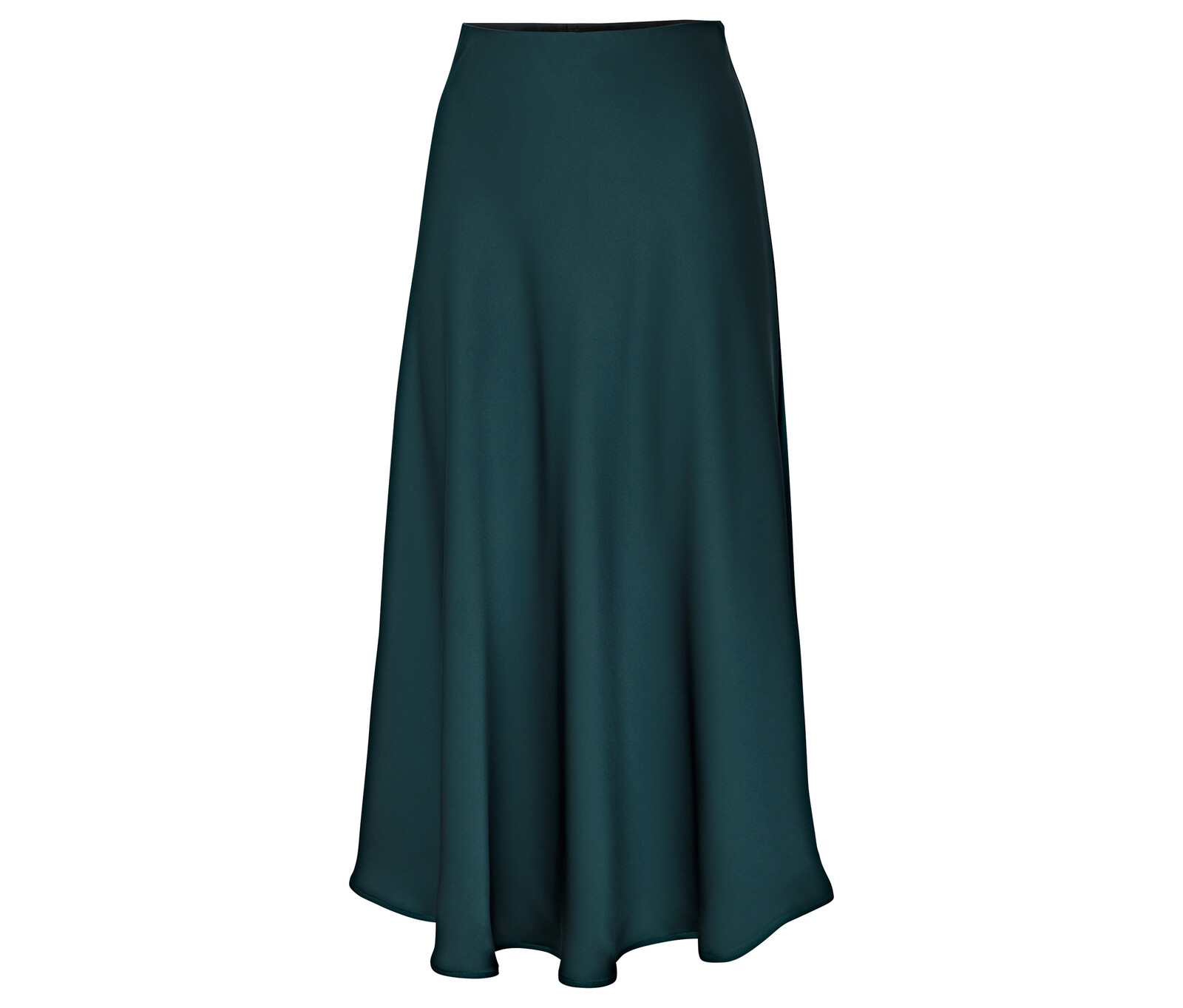 Tchibo - Saténová sukně - pro ženy - vel. 40 - barva: zelená