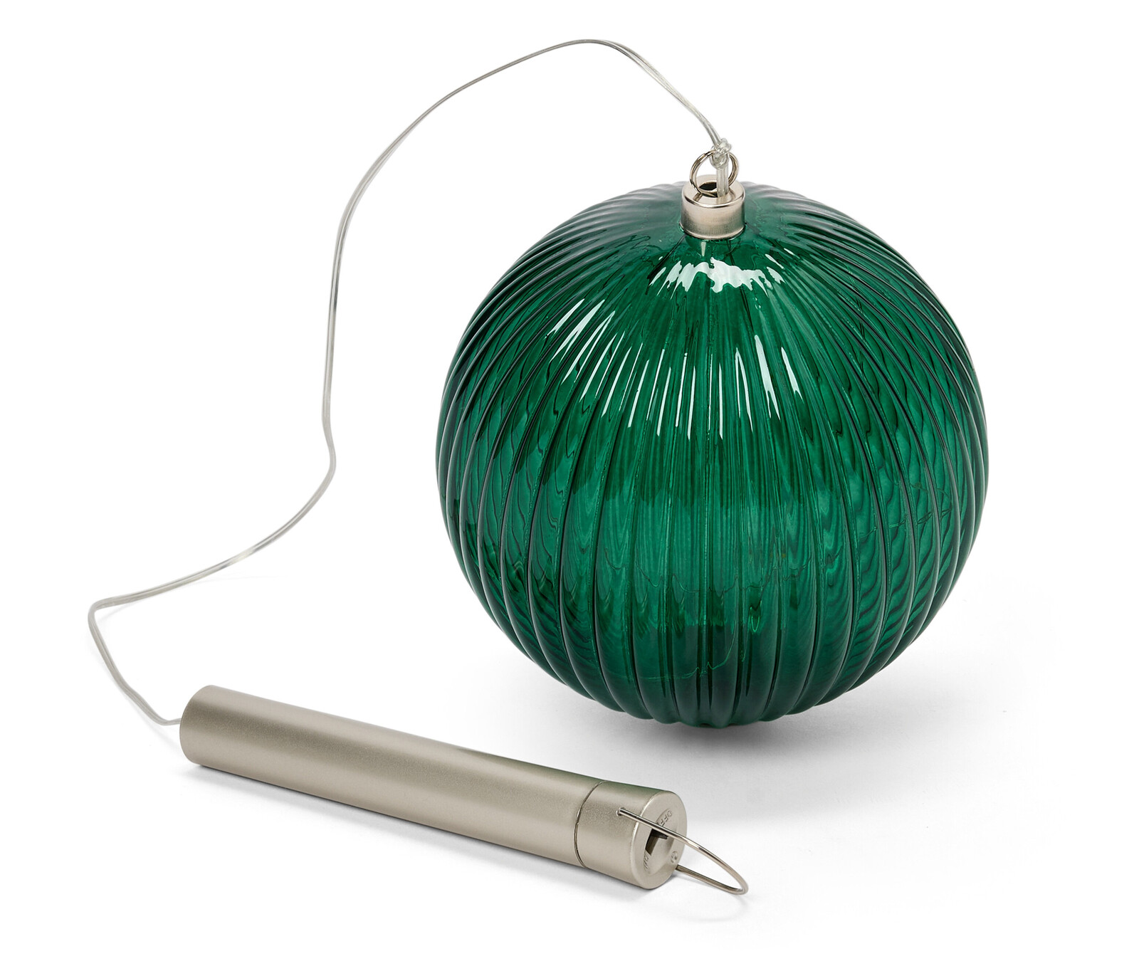 Tchibo - LED koule s drážkami - barva: zelená