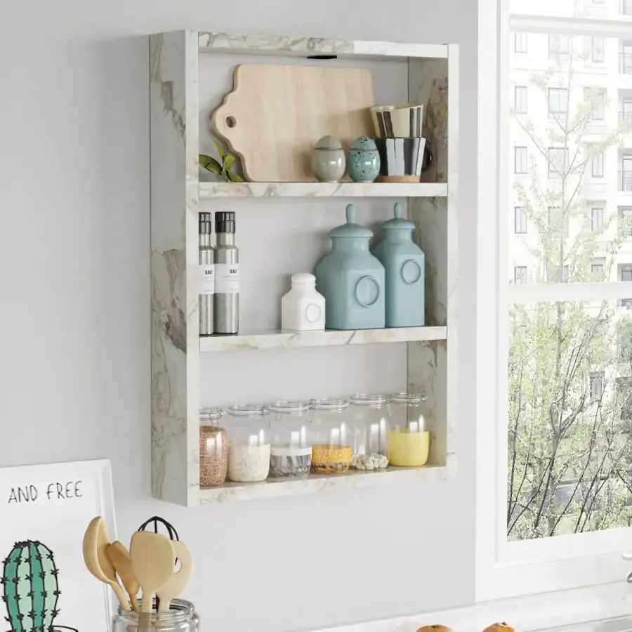 Casarredo Nástěnná police STROUD - mramor