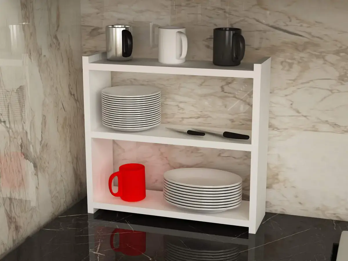 Casarredo Kuchyňský regál FOSTER - bílá