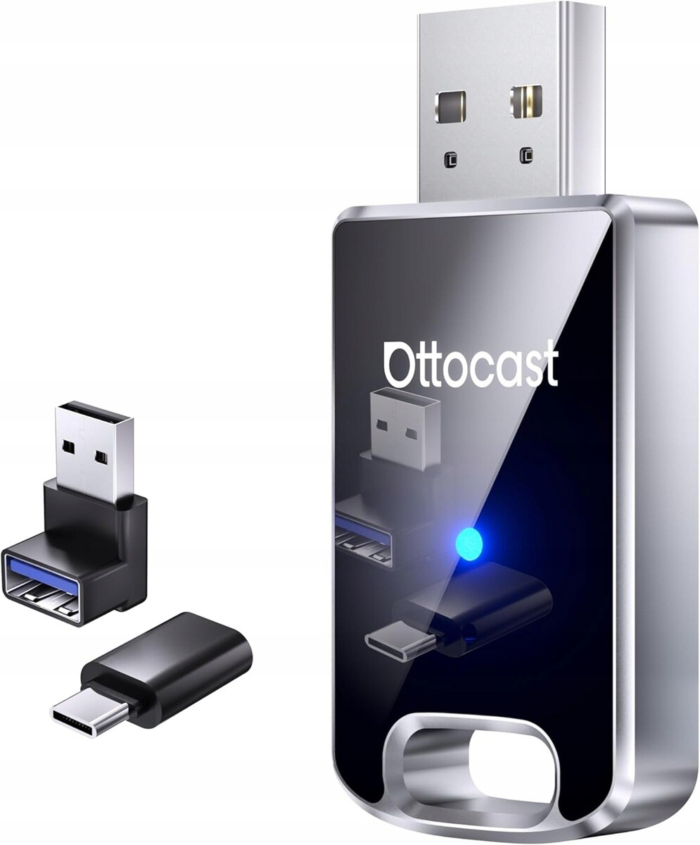 Bezdrátový Adaptér Do Auta Usb Android Auto Apple Carplay Ottocast