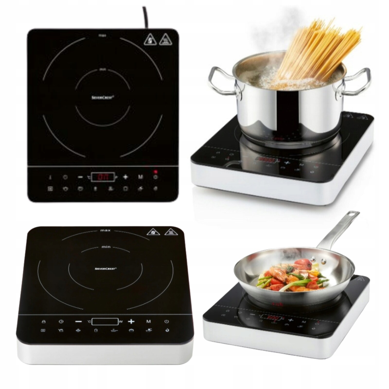 Stylová přenosná indukční varná deska Silvercrest Sikp 2200 B2