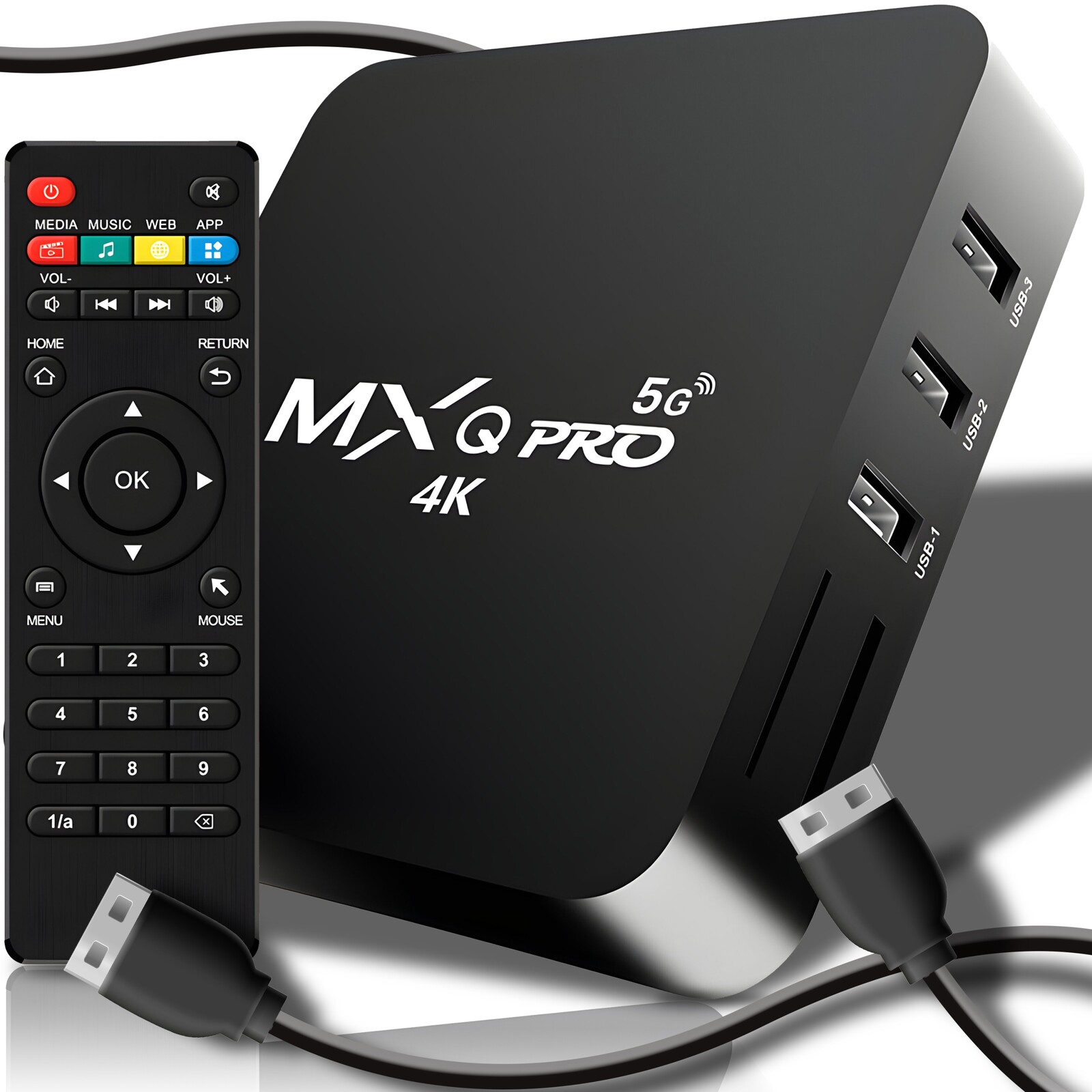 Smart Tv Box 8GB Mxq Pro 4K Dekodér Android 7.1