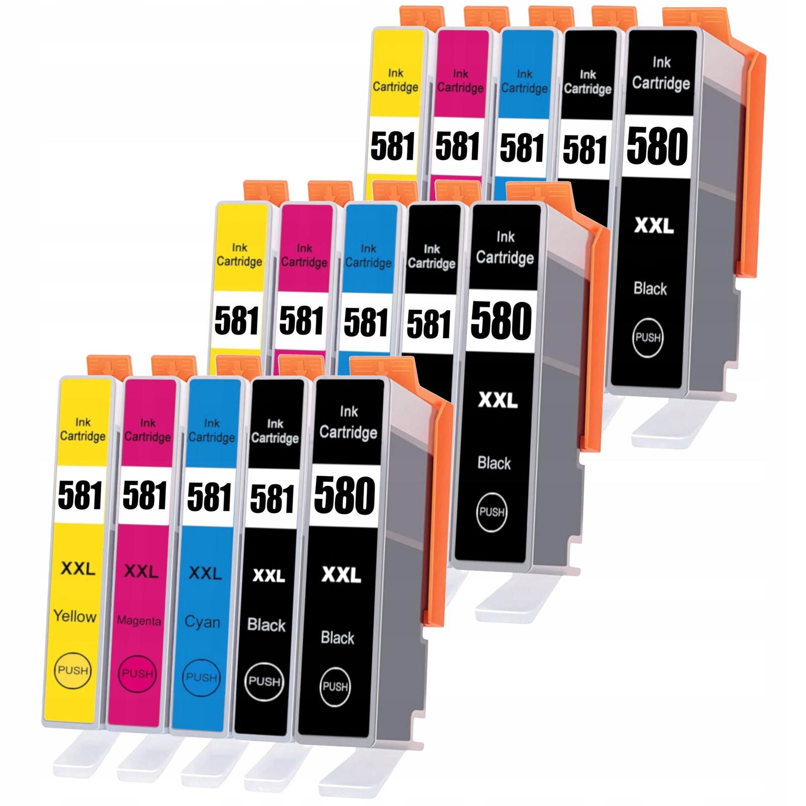 Inkousty XXL Pro Canon TS6250 TS6251 TS6300 TS6350 TS6351 TS8100 TS705a TS6350a