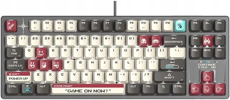 Mechanická klávesnice A4TECH Bloody S87 Pixels Red Usb (blms Red Plus Swit