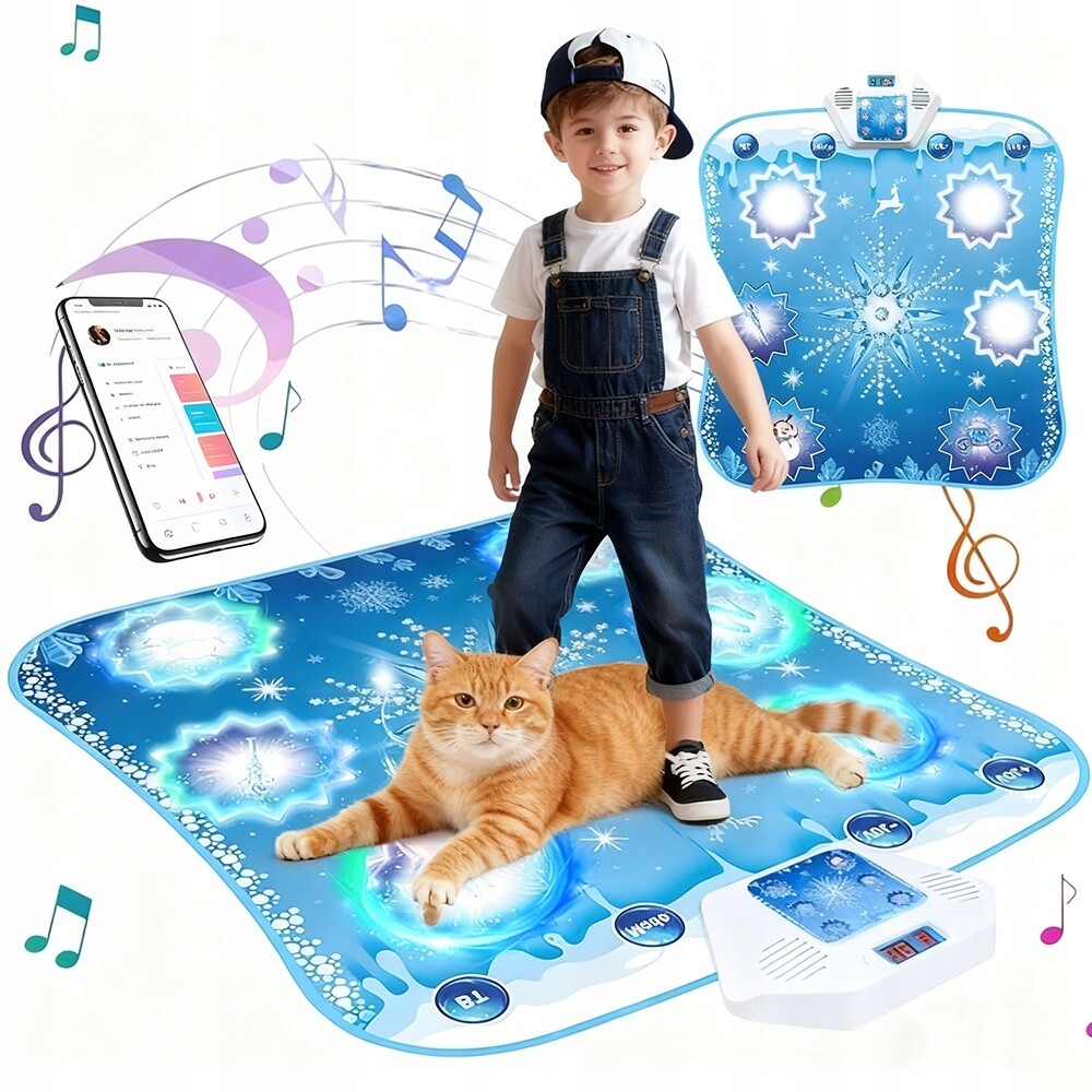 Taneční Podložka Pro Děti Hudba Bluetooth Multifunkční Sada S 5 Režimy