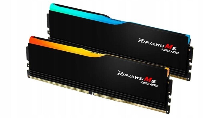 G.skill Paměť Pc DDR5 32GB (2x16GB) Ripjaws M5 Neo Amd Rgb 6000MHz CL30