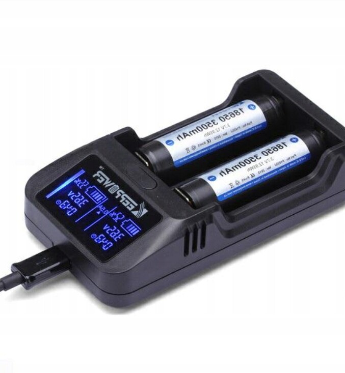 Nabíječka KeepPower pro akumulátory L2 LCD Charger