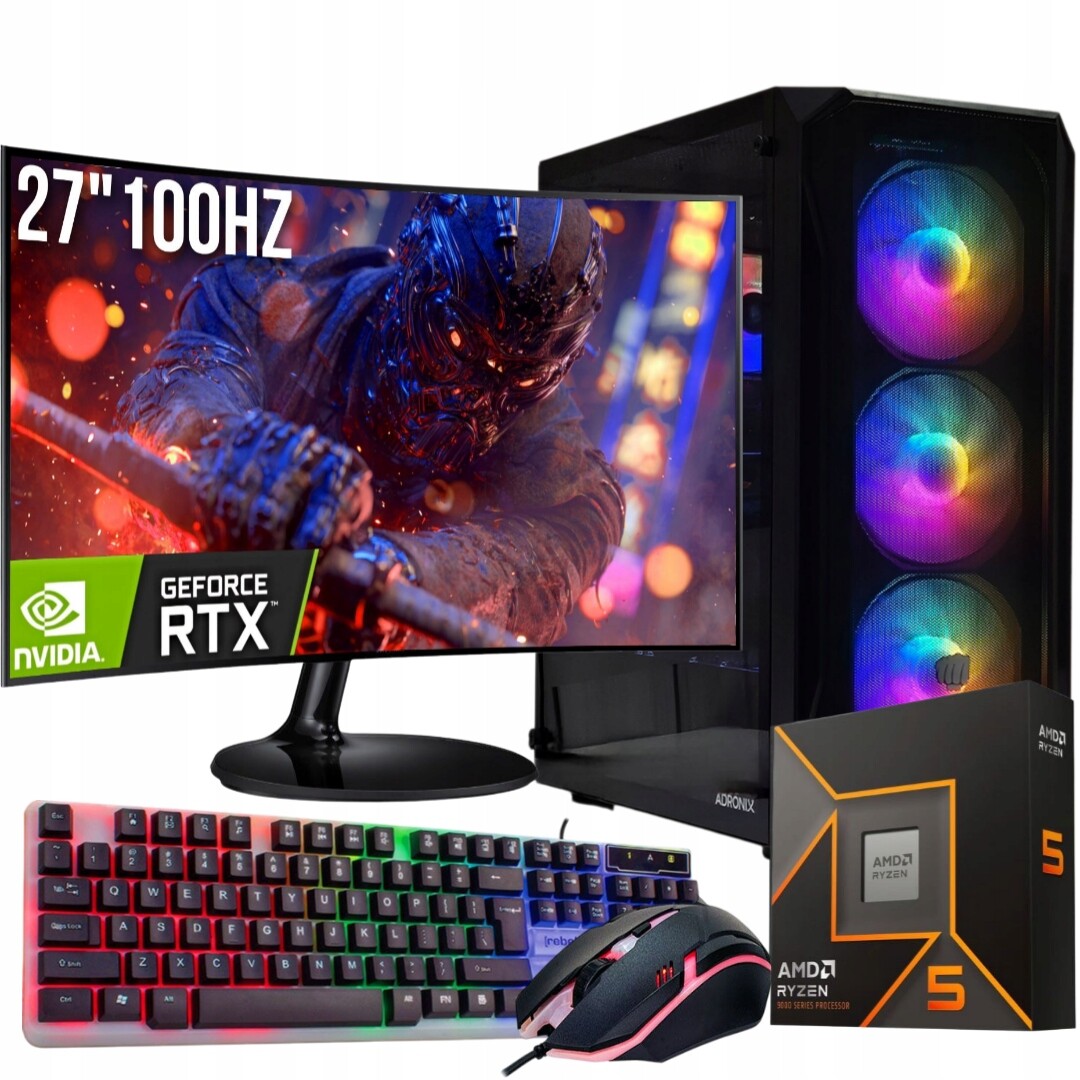 Herní Set Thunderline R5 9600X/32GB/RTX5050/1TB SSD/W11/27