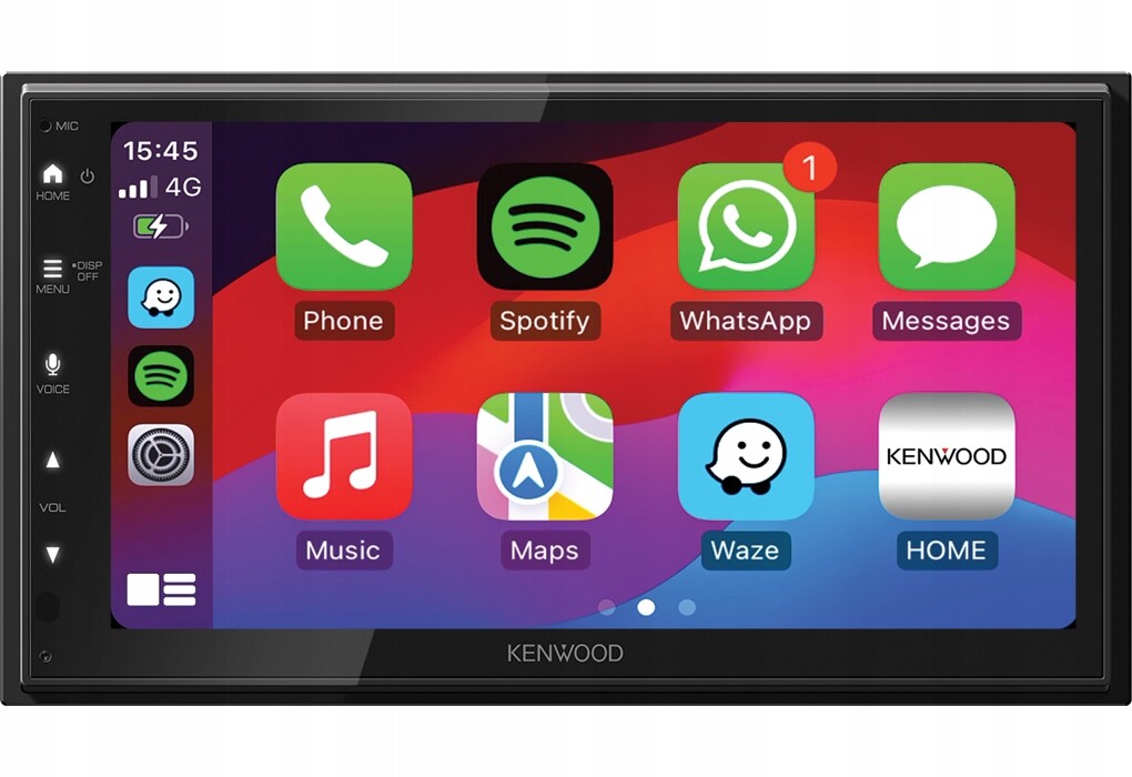 2DIN autorádio Dab Android Auto Apple CarPlay Kenwood DMX6523DABS