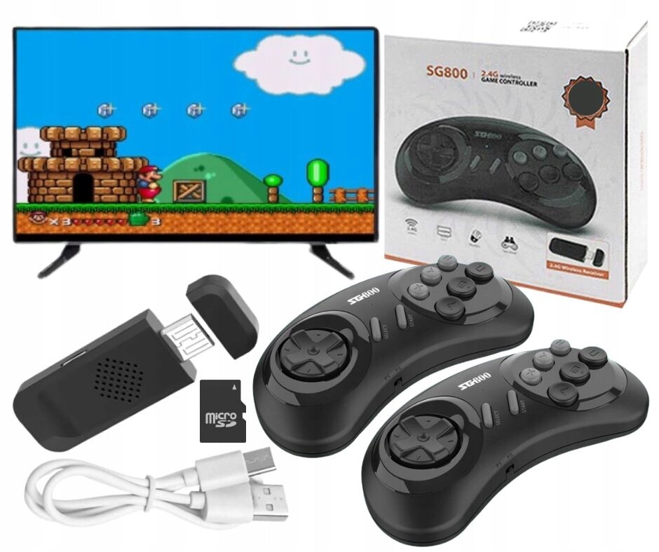 Retro Televizní Mini Bezdrátová Konzola Hdmi 913 Her 90. Léta