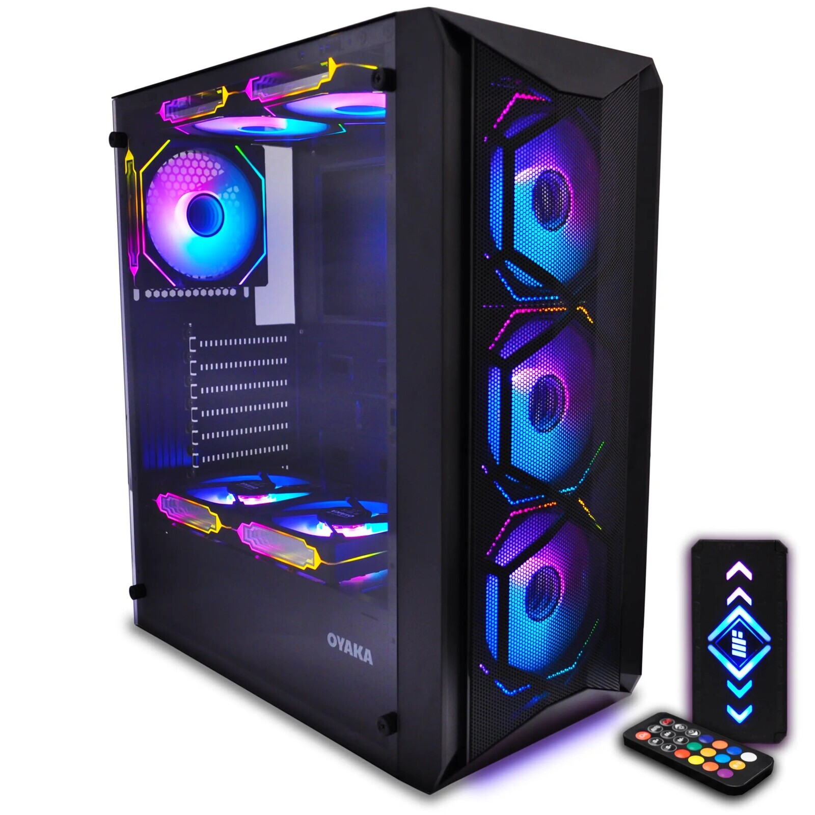 Počítačová Skříň pro počítač Oyaka Fusion Tower FT-G2, 6x ventilátor, počítačová skříň pro Pc