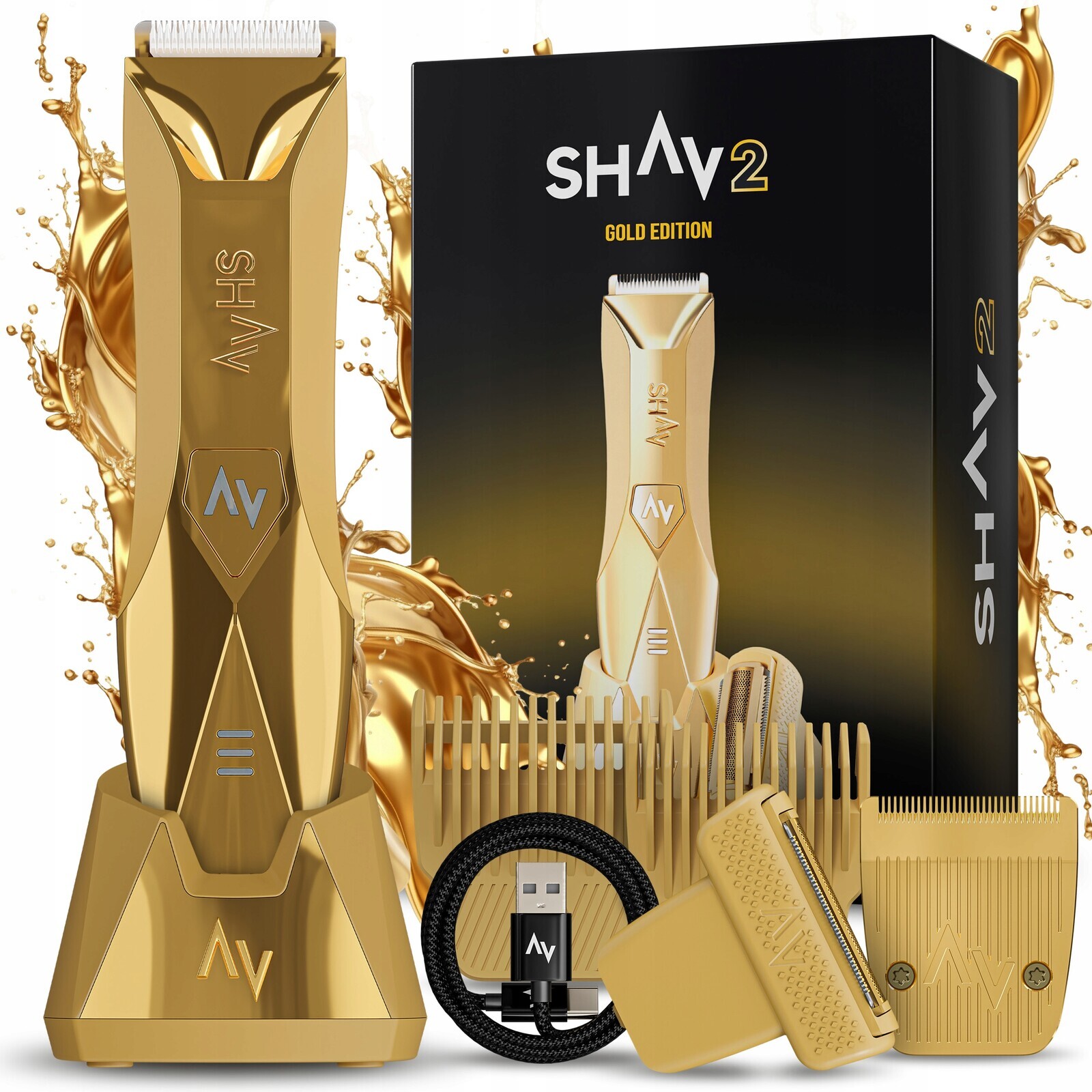 Shav 2 Gold Holicí strojek Holicí Strojek na vlasy Soutěž Vyhrajte Zlato