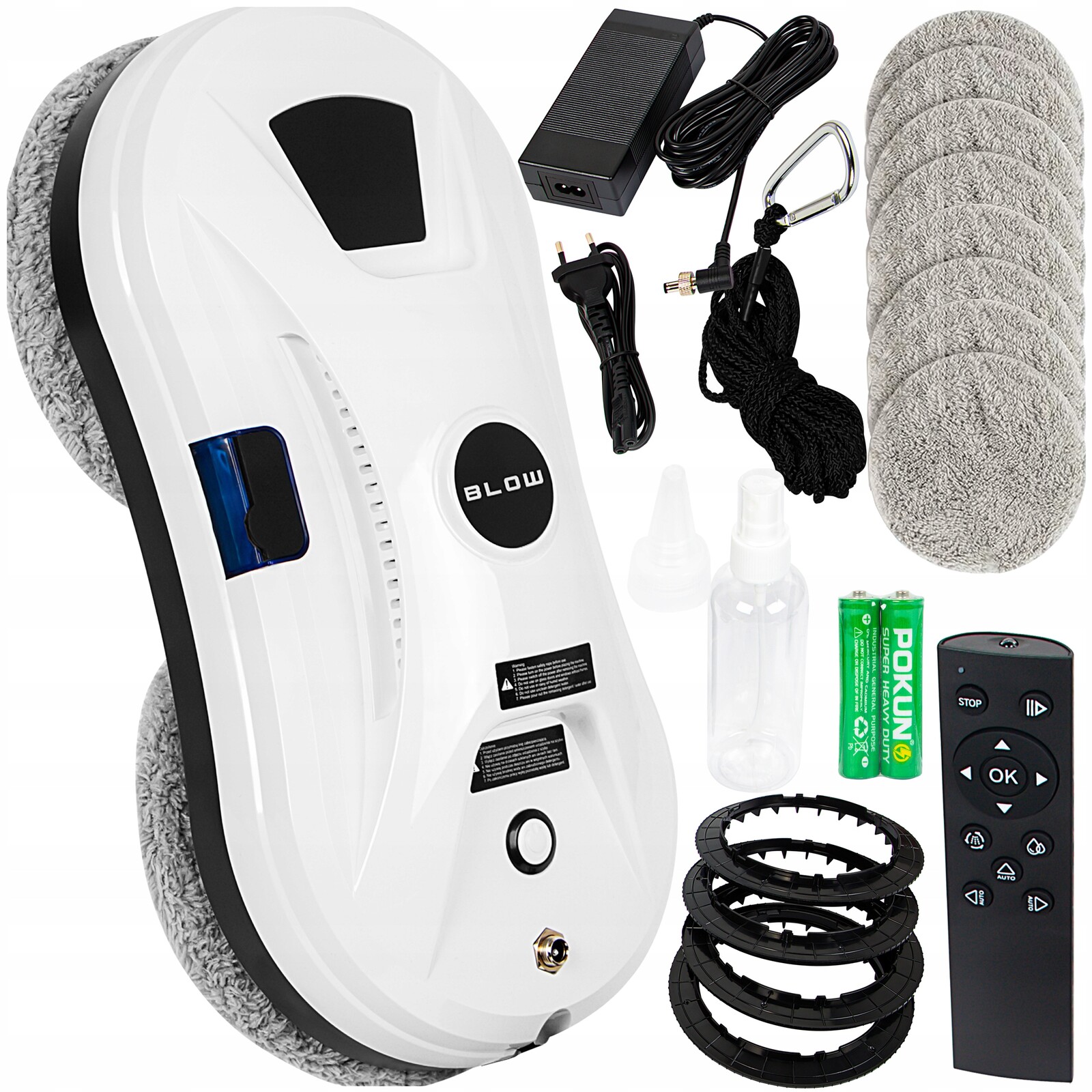 Inteligentní Automatická Myčka Robotů Na Mytí Oken A Zrcadel, Sada