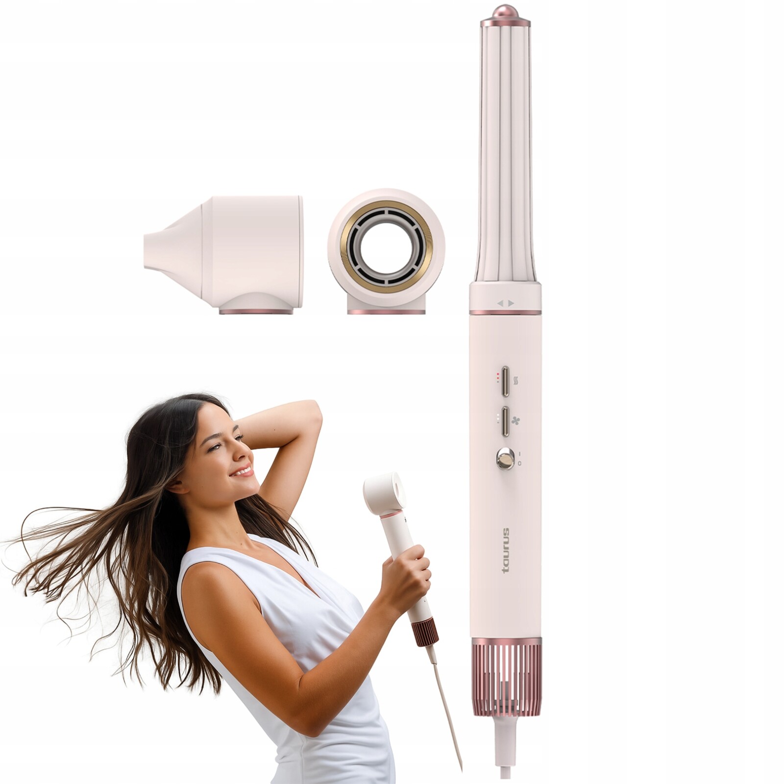 Kulmovací Vysoušeč Vlasů S Ionizací Taurus Airwrap Airwave Digital