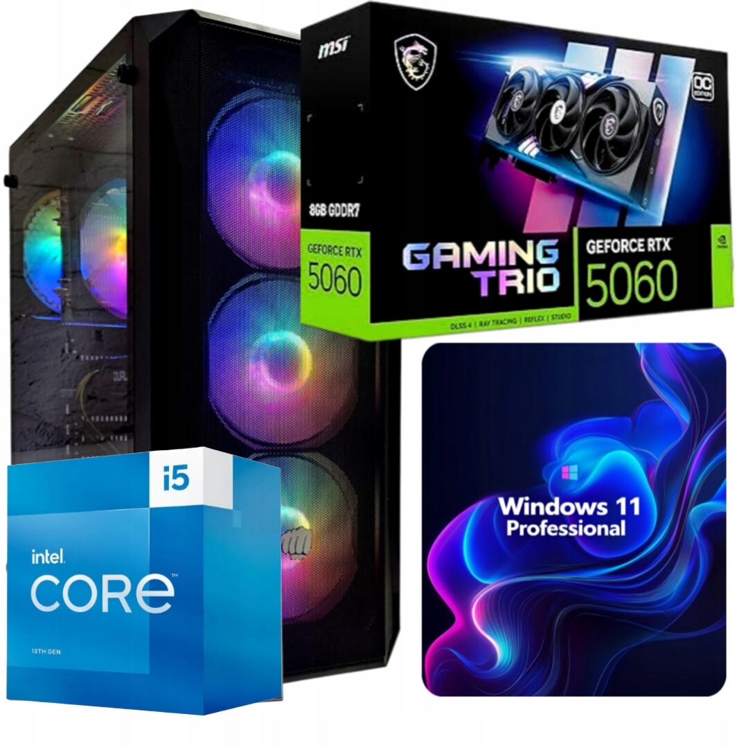 Počítač Adronix PLUSE|I5|RTX 5060|32GB|1TB SSD|WIN11PRO