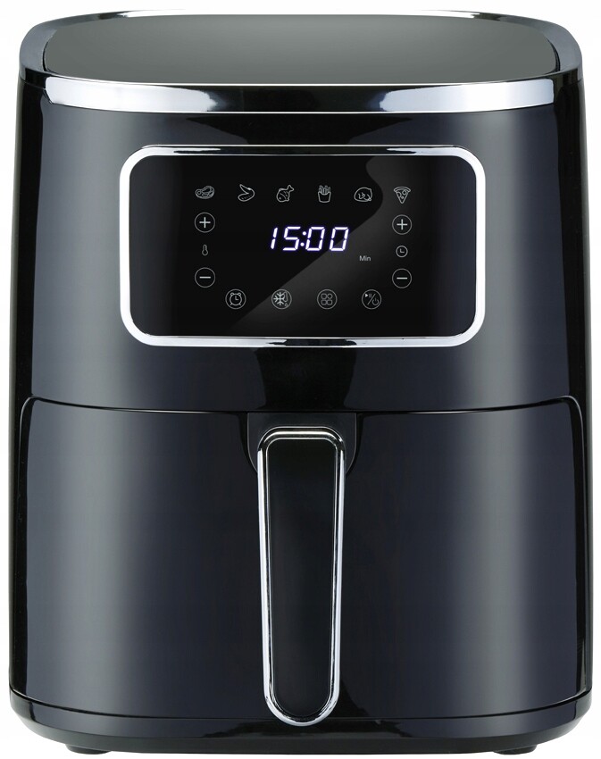 Beztuková Fritéza Air Fryer 4,5 L 1450 W, Digitální Časovač 80-200 °C